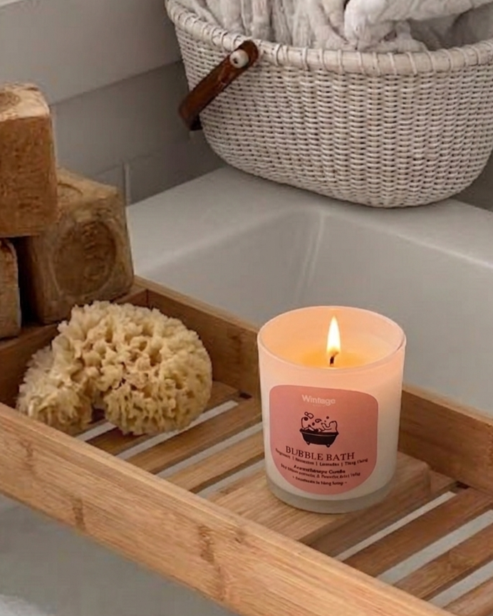 BUBBLE BATH Aromatherapy Candle