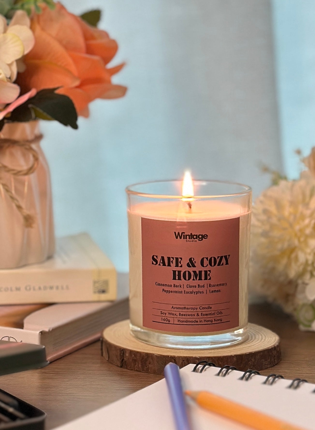 SAFE & COZY HOME Aromatherapy Candle