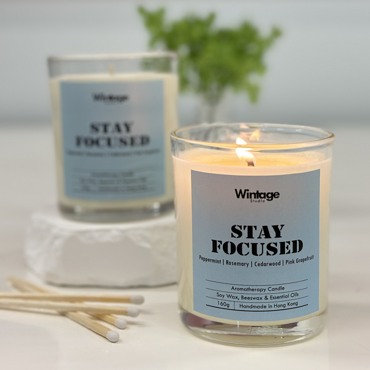 STAY FOCUSED Aromatherapy Candle