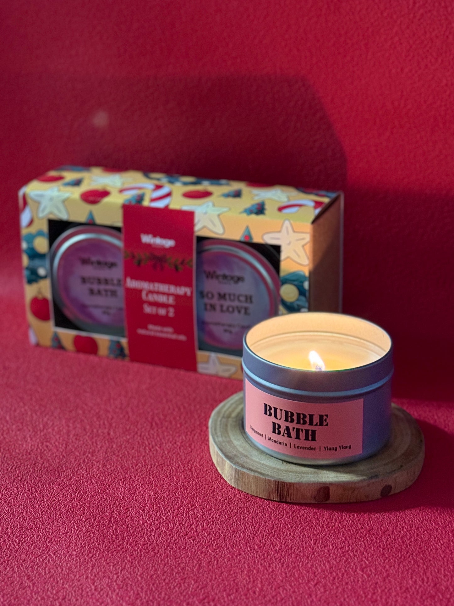 Aromatherapy Candle Set of 2 Limited Edition