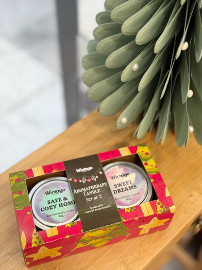 Aromatherapy Candle Set of 2 Limited Edition