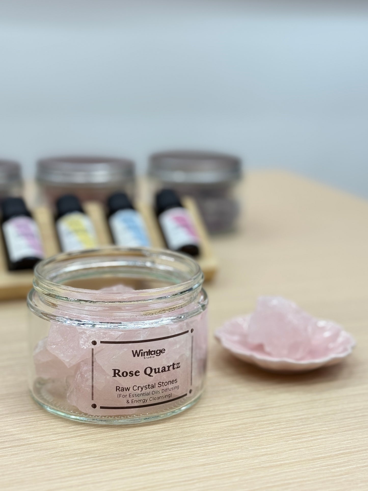 Raw Crystal Stones - Rose Quartz