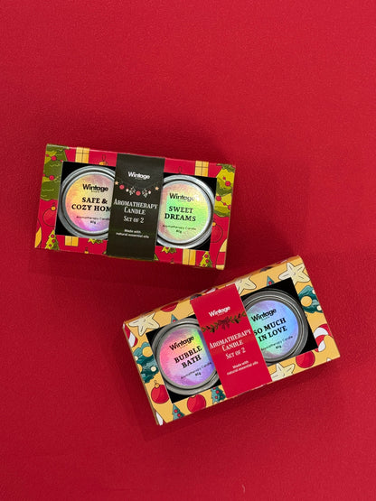 Aromatherapy Candle Set of 2 Limited Edition