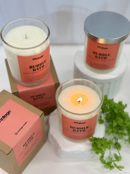 BUBBLE BATH Aromatherapy Candle
