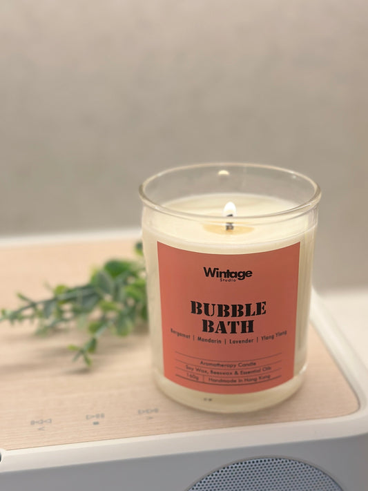 BUBBLE BATH Aromatherapy Candle