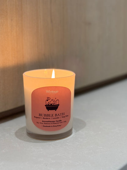 BUBBLE BATH Aromatherapy Candle