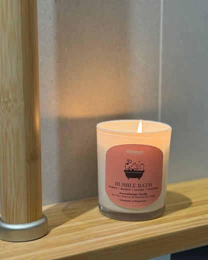 BUBBLE BATH Aromatherapy Candle