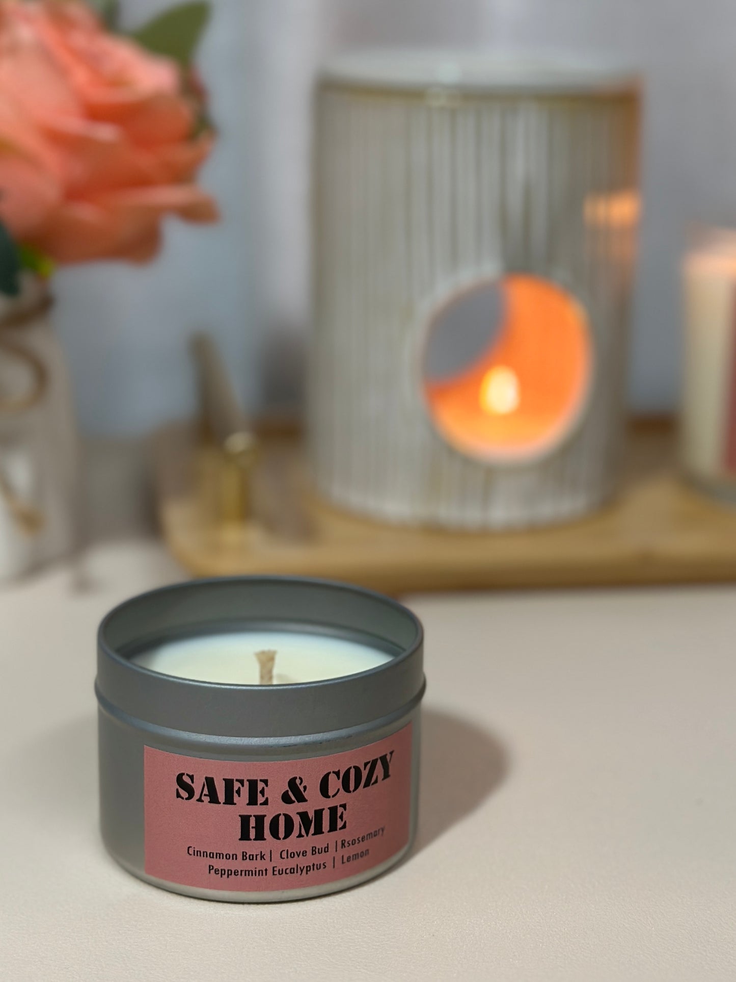 SAFE & COZY HOME Aromatherapy Candle