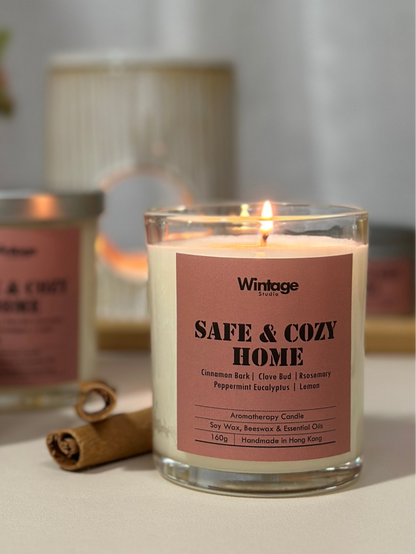 SAFE & COZY HOME Aromatherapy Candle