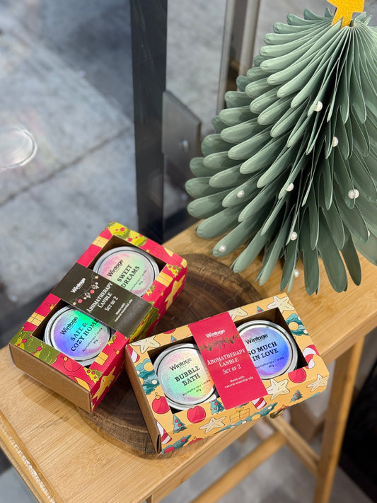 Aromatherapy Candle Set of 2 Limited Edition