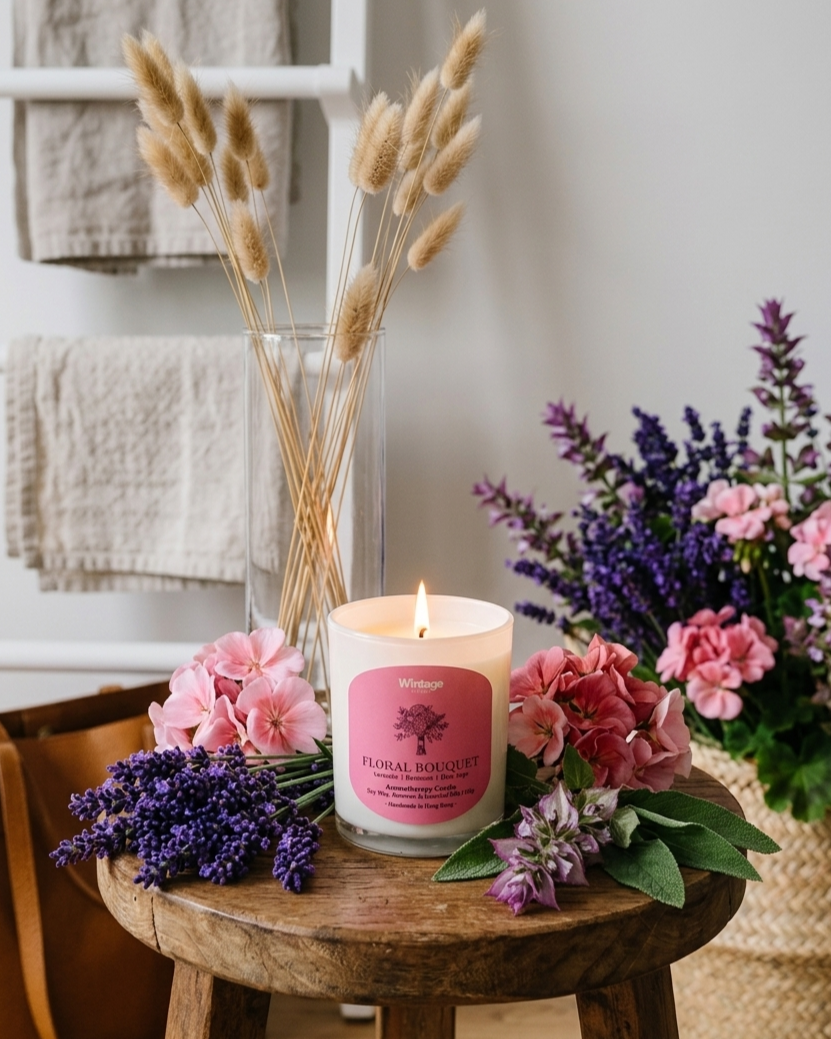 FLORAL BOUQUET Aromatherapy Candle