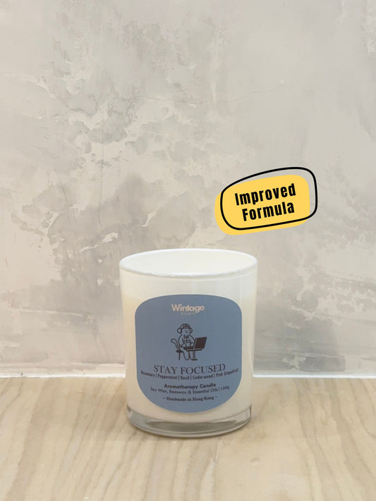 STAY FOCUSED Aromatherapy Candle